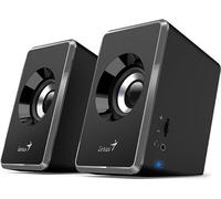 Genius Speakers SP-U125, haut-parleurs portables, 2.0, 3W, alimentation USB, jack 3.5mm, gris-noir