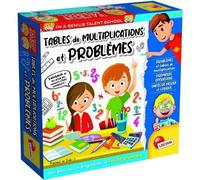 Génius Talent School - Le Jeu Des Multiplications Et Problemes - S'adapte Aux Différents Niveaux. - Lisciani