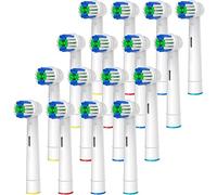 GENKENT Brossettes Compatible avec Brossette Oral-b Brosse a Dent Electrique, 16 Tete Brosse a Dent Pour Oral B Modèles Vitality Pro 3