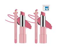 Genli Lip Balm,Genli Lifter Glaze Oil Lip Balm Lipstick Set Drip Lip Gloss with 24hrs of Smooth,Long-Lasting Waterproof Matte Lipstick and Lip Liner Set,Moisturizing and Hydrating (2*#07)
