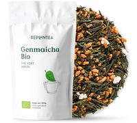 GENMAICHA BIO THÉ VERT JAPONAIS 100g | Thé Vert Sencha avec Riz Grillé REPLANTEA