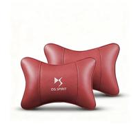 genmaimeifumu 2 Pièces Coussin Appuie Tete Voiture pour DS 3 2016-2018, Appuie-tête Coussin de Cou Cervicales pour Siège de Conduite Oreiller,Red