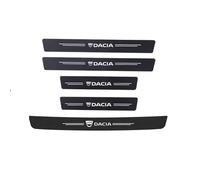 genmaimeifumu 5 Pièces Protection Portiere Protecteur de Pas Porte pour Dacia Lodgy 2012-2017, Autocollant de Seuil Film Fibre de Carbone Anti-Rayures Voiture