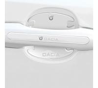 genmaimeifumu 8 Pièces Autocollants de Poignée de Porte pour Dacia Logan II MCV 2017-2020, Protection Poignée Portière Film Protecteur Accessoires