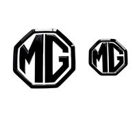 genmaimeifumu Autocollant EmblèMe Logo Voiture pour MG ZS 2017-2025, Voiture Décoration Lot D'autocollants Étiquetage Stickers Style Accessoires Décoratifs,Black