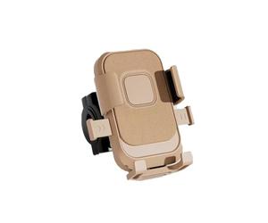 genmaimeifumu Support Téléphone Moto pour Kymco Candy 2014-2015, Porte Telephone Velo Support Smartphone Rotatif à 360° Libération Absorption Chocs Antidérapante,Brown