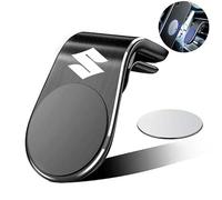 genmaimeifumu Support Telephone Voiture Bouche D'aération pour Suzuki SX4 S-Cross 2021 2022 2023, Magnétique Porte Smartphones Auto Aimanté 360° Rotation Support Réglable
