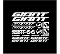 GENMIP Car Accessories for Kit Giant Stickers Bike Vinyl Mountain Bicycle,31x21cm(White)