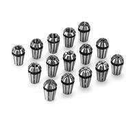 Genmitsu 15PCS ER11 Jeu de pinces de serrage à ressort de précision pour tour de fraisage de gravure CNC, 1.0mm-7.0mm & 1/4", 1/8