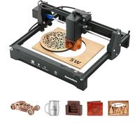 Genmitsu Kortek Graveur Laser 5W, Découpeur Laser CNC Portable, 200x150 mm | Bricolage, Gravure & Découpe sur Acrylique Opaque, Cuir, Verre, Céramique, Métal