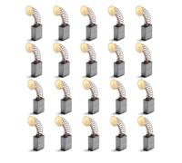 Genmitsu Lot de 20 balais de charbon de rechange pour moteurs électriques, outils électriques, 0,89 × 0,58 × 3,12 cm, compatible avec les tondeuses Genmitsu