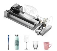 Genmitsu MD19 Kit de rouleau rotatif à 360° - Accessoires de gravure pour machines à graver Genmitsu L8, Z6 - Bloc à rouler pour différents objets de hauteur et de longueur - Objet cylindrique, verre