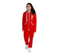 Gennadi Hoppe Combinaison Relaxpiece pour enfant - Survêtement pour fille et garçon, Rouge (rouge)., 11-12 ans