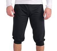 Gennadi Hoppe Pantalon de jogging 3/4 pour homme - Bermuda - Short Capri, bleu marine, M