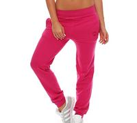 Gennadi Hoppe Pantalon de jogging pour femme - Pantalon de sport - Pantalon de fitness, Pourpre et rose, L