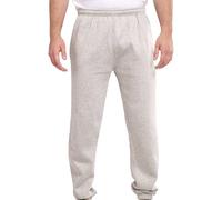 Gennadi Hoppe Pantalon de jogging pour homme - Doux, chaud, doux et régulateur de l'humidité - Pour plus de confort et de style au quotidien, idéal pour le sport et les loisirs, gris clair, L