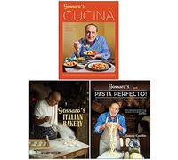 Gennaro Contaldo Collection 3 Books Set (Gennaro's Cucina, Gennaro's Italian Bakery, Gennaro’s Pasta Perfecto)