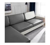GENODA Housse de coussin de canapé extensible imperméable en cuir synthétique, facile à nettoyer - Pour animaux de compagnie et enfants (couleur 14, taille normale-1)