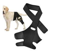 Genou de Chien réglable et attelle de Jambe - enveloppe de Support de Jarret arrière avec Bandes métalliques | Manchette de Compression des articulations Canines pour Les blessures au LCA, l'