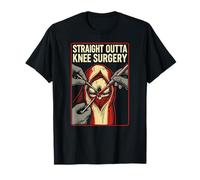 Genou Patient Straight Outta Knee Surgery Cool Mens Get Well T-Shirt