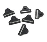 Genouill res Fox Racing Titan PRO/Race pour homme, lot de 6, noires, taille unique