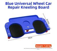Genouillère à Roulettes avec pour plateau 50cm ABS pour robuste(Blue) | Coque ABS épaisse, pour mousse dense, pour plateau intégré, 5 pour roues pivotantes, charge max 113kg