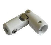 Genouillère acier laqué, H.63 x L.16 x P.16 mm