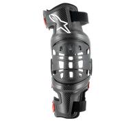 Alpinestars Bionic-10 Carbon, droit de protecteurs de genoux XL/XXL Noir/Rouge Noir/Rouge