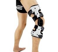 Genouillère Articulée De Décharge For L'arthrose, Orthèse De Genou Ajustable Avec Stabilisateurs Latéraux, For Soulager Les Douleurs Arthritiques, L'arthrose Et La Dégénérescence Du Genou(Left)