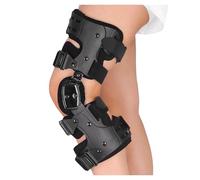 Genouillère Articulée pour Récupération Post-Opératoire et Fracture - Correction Varus Valgus Réglable avec Support Multi-Angle (0-90°), Taille Unique Confortable pour Marche et Mobilité