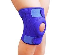 Genouillère articulée, Protecteur de genou en silicone de qualité médicale, manche de compression professionnelle des genoux de genou, enveloppements de genou élastique avec gel de silicone et soutien