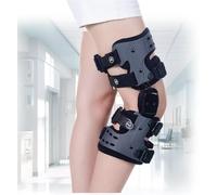 Genouillère Articulée Rom Decharge, Genouillère Oa Decharge pour L'arthrose, Soulagement De La Douleur du Genou Arthritique, Décharge Os sur Os, Genouillère De Dé, Black, Right