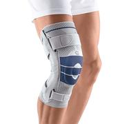 Genouillère Bauerfeind Genutrain S - Respirante pour soulager les douleurs et les gonflements de compression de l'arthrite, blessures ACL, ménisque - Qualité supérieure, 11041304080702, titane, 2