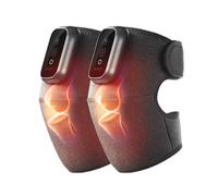 Genouillère chauffante sans fil pour soulager les douleurs articulaires, l'arthrite, les crampes et les douleurs du ménisque. Genouillère à vibrations électriques.