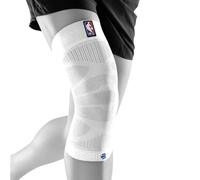 Bauerfeind Genouillère de compression sportive NBA Blanc Taille M