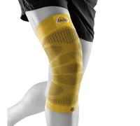 Bauerfeind Genouillère de compression sportive NBA Jaune Taille M