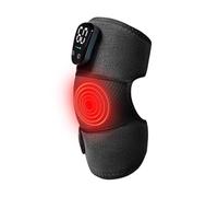 Genouillère de massage chauffante, masseur de genou chauffant | Coussin chauffant rechargeable pour genoux,3 modes d'intensité, 5 températures de chaleur réglables, genouillères pour hommes et femmes