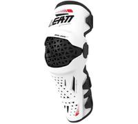 Genouillère de moto Leatt Dual Axis Pro - white/black S/M