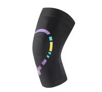 Genouillère de protection avec polyamide entrelacé ventilé, exemplaire pour les routines actives, les réunions de gym et les expéditions en pleine nature, stabilisateur de genou pour le jogging et la