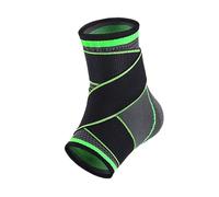 Genouillère De Protection Pour La Cheville Sportive Anti-Dérapante Fixatrice Pour Entorse Et Torsion Couleur Vert Taille M (34-38)