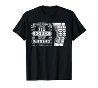 Genouillère de Remplacement Humour Deux Nouveaux Genoux Entretien Blague T-Shirt Graphique avec Valeur