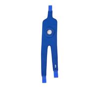 Genouillère de soulagement de la douleur réglable ouverte rotule pour le sport, l'exercice, manchon de soutien respirant pour course à pied, cyclisme, basket-ball, haltérophilie, bleu