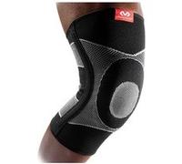 McDavid Bandage du genou 5116 élastique 4-Way contrefort gel baleines à ressort Noir L