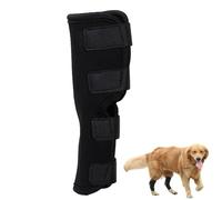 Genouillère élastique réglable pour chien - Manchon de protection pour chien - Pour pattes et arrière - Empêche le léchage des plaies