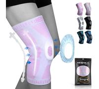 Genouillère En Cuivre Avec Coussinet De Gel Pour La Rotule Et Stabilisateurs Latéraux Pour Le Soulagement Des Douleurs Articulaires,Pour Le Sport,L'arthrite -Rose-S
