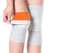 Genouillère épaisse avec doublure en polaire extensible antidérapante pour soulager les douleurs dues au froid
