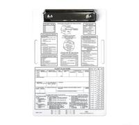 Genouillère flexible avec porte-bloc en aluminium, parfaite pour tenir des graphiques et enregistrer des données de vol (IFR)