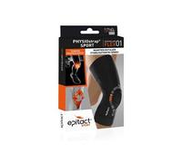 Epitact | Genouillère Sport PHYSIOstrap® | Syndrome Rotulien, Tendinite, Arthrose | Soulage et Sécurise le Genou | Fine, Légère | Liberté de mouvements | Tenue optimale | Innovation Française (XS)