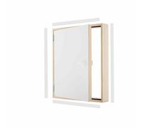 Genouillère porte battante bois TERMO U=1,22 W/m2K Oman blanc standard