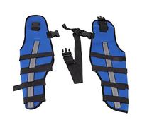 Genouillère pour Chien, Attelle de Jambe Arrière pour Chien, Respirante, Aide à Réduire la Douleur, Protection des Articulations, Protège-Jambe de Chien, Support Arrière Réglable pour(L)